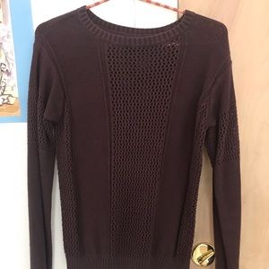 Dark Plum Textures Rubbish Sweater